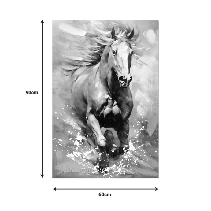 HORSE ΠΙΝΑΚΑΣ ΣΕ ΚΑΜΒΑ 60X3X90ΕΚ