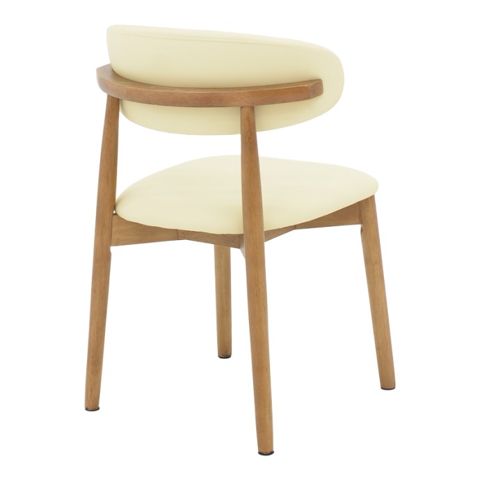 UBENE ΚΑΡΕΚΛΑ RUBBERWOOD ΚΑΙ PU ΣΕ ΚΑΡΥΔΙ ΚΑΙ ΜΠΕΖ ΑΠΟΧΡΩΣΗ 46X58X79ΕΚ