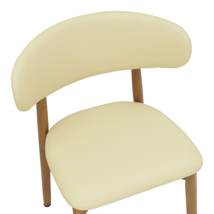 UBENE ΚΑΡΕΚΛΑ RUBBERWOOD ΚΑΙ PU ΣΕ ΚΑΡΥΔΙ ΚΑΙ ΜΠΕΖ ΑΠΟΧΡΩΣΗ 46X58X79ΕΚ