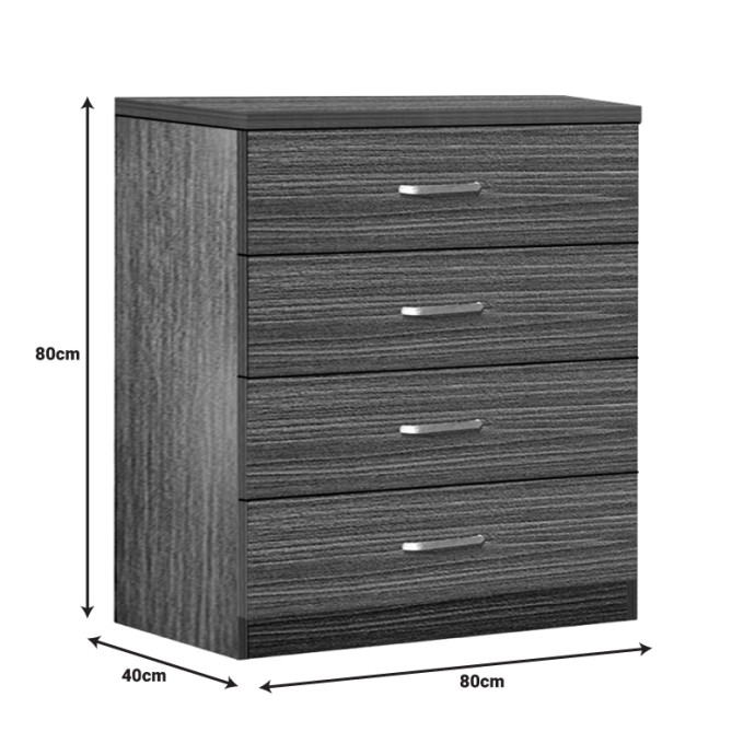 KILLIAN ΣΥΡΤΑΡΙΕΡΑ ΜΕ 4 ΣΥΡΤΑΡΙΑ ZEBRANO 80X40X80ΕΚ