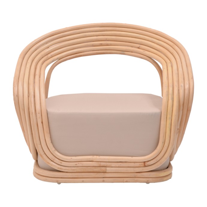 RADICTIVE ΠΟΛΥΘΡΟΝΑ RATTAN PE ΣΕ ΦΥΣΙΚΗ ΑΠΟΧΡΩΣΗ ΜΕ ΜΠΕΖ ΜΑΞΙΛΑΡΙ 88X57X73ΕΚ
