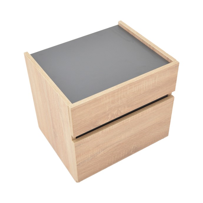 COMCIE ΚΟΜΟΔΙΝΟ ΣΕ ΦΥΣΙΚΟ ΜΕ ΓΚΡΙ ΑΠΟΧΡΩΣΗ 50X42X45.5ΕΚ