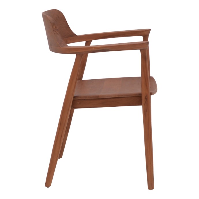 JAMBENE ΠΟΛΥΘΡΟΝΑ TEAK ΞΥΛΟ ΣΕ ΚΑΡΥΔΙ ΑΠΟΧΡΩΣΗ 57X54X79ΕΚ