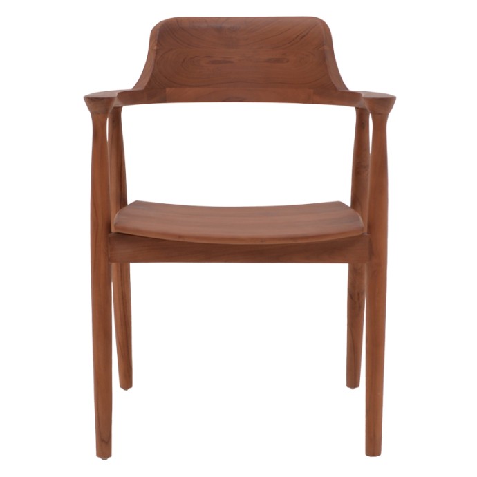 JAMBENE ΠΟΛΥΘΡΟΝΑ TEAK ΞΥΛΟ ΣΕ ΚΑΡΥΔΙ ΑΠΟΧΡΩΣΗ 57X54X79ΕΚ