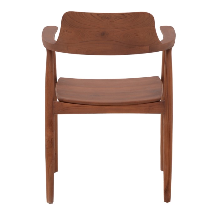 JAMBENE ΠΟΛΥΘΡΟΝΑ TEAK ΞΥΛΟ ΣΕ ΚΑΡΥΔΙ ΑΠΟΧΡΩΣΗ 57X54X79ΕΚ