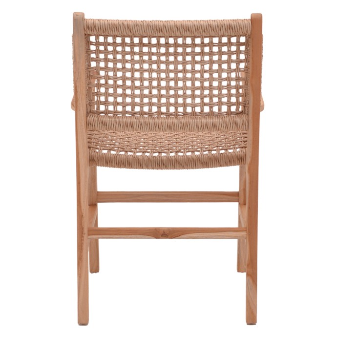 SPONZE ΠΟΛΥΘΡΟΝΑ ΣΚΕΛΕΤΟΣ TEAK ΞΥΛΟ ΜΕ ΣΧΟΙΝΙ ΣΕ ΦΥΣΙΚΗ ΑΠΟΧΡΩΣΗ 54X60X86ΕΚ