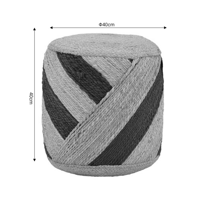 RELOUS ΣΚΑΜΠΟ ΦΥΣΙΚΟ-ΜΑΥΡΟ 100% ΓΙΟΥΤΑ 40X40X40ΕΚ