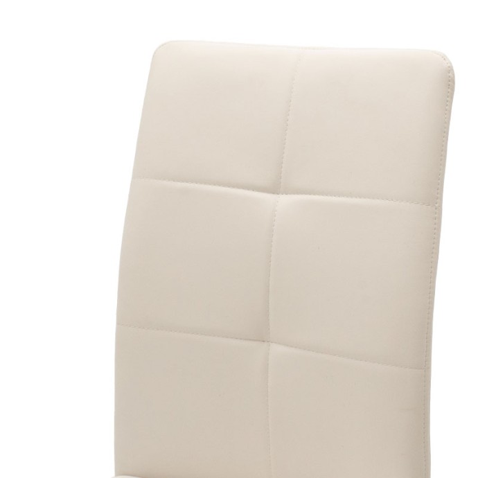ARIADNE ΚΑΡΕΚΛΑ PU ΛΕΥΚΟ-ΠΟΔΙ ΧΡΩΜΙΟΥ 43x63x96Ycm