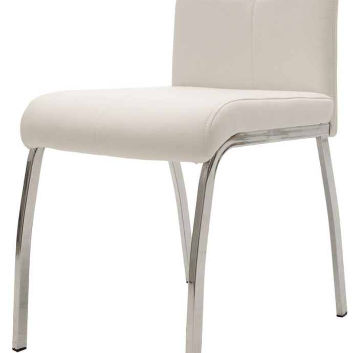 ARIADNE ΚΑΡΕΚΛΑ PU ΛΕΥΚΟ-ΠΟΔΙ ΧΡΩΜΙΟΥ 43x63x96Ycm