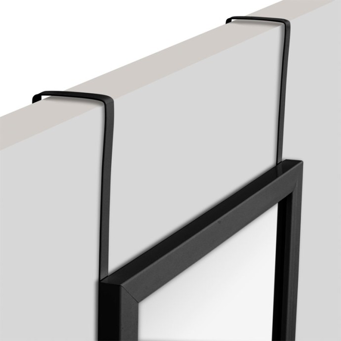ΚΑΘΡΕΠΤΗΣ ΠΟΡΤΑΣ PWD-0111 POLYRESIN-ΜΑΥΡΟ 34X1.7X94ΕΚ