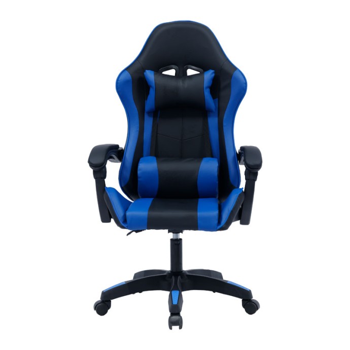 WILLIAM ΚΑΡΕΚΛΑ ΓΡΑΦΕΙΟΥ GAMING PU ΜΑΥΡΟ-ΜΠΛΕ