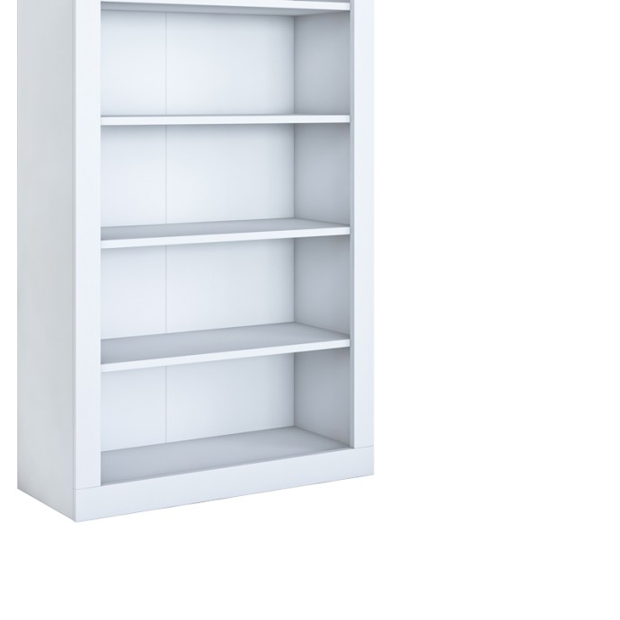 ZOEL ΒΙΒΛΙΟΘΗΚΗ ΛΕΥΚΟ ΜΕΛΑΜΙΝΗΣ 80X31.5X180ΕΚ