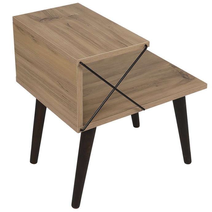 GATHER ΒΟΗΘΗΤΙΚΟ ΤΡΑΠΕΖΙ-ΚΟΜΟΔΙΝΟ SONOMA-ΚΑΡΥΔΙ 50X40X55ΕΚ