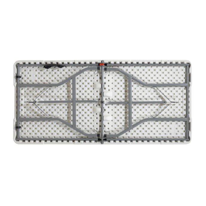RODEO ΤΡΑΠΕΖΙ CATERING 152X70X74cm ΠΤΥΣΣΟΜΕΝΟ-ΒΑΛΙΤΣΑ ΛΕΥΚΟ