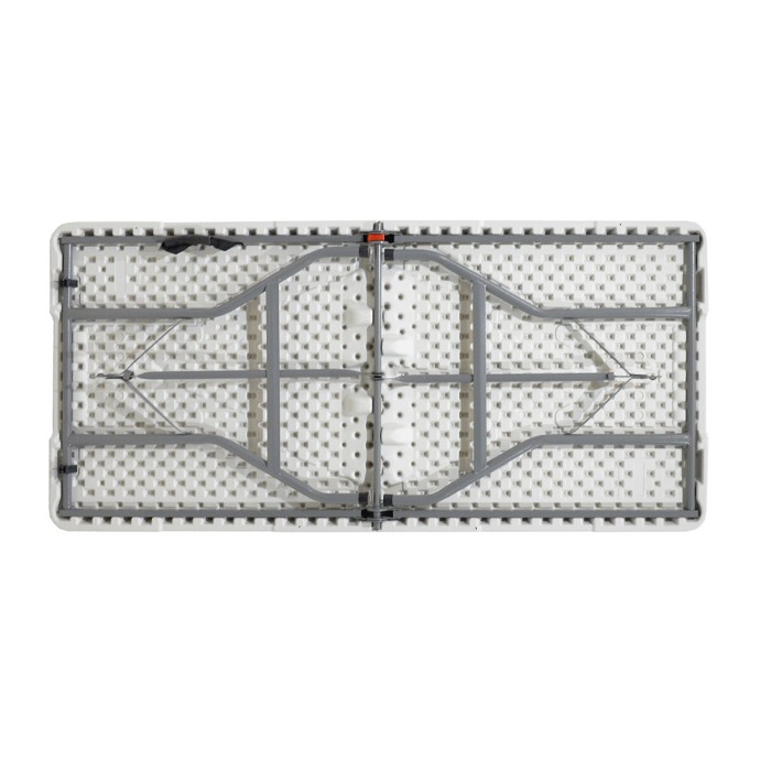 RODEO ΤΡΑΠΕΖΙ CATERING ΠΤΥΣΣΟΜΕΝΟ-ΒΑΛΙΤΣΑ ΛΕΥΚΟ 183X76X74cm