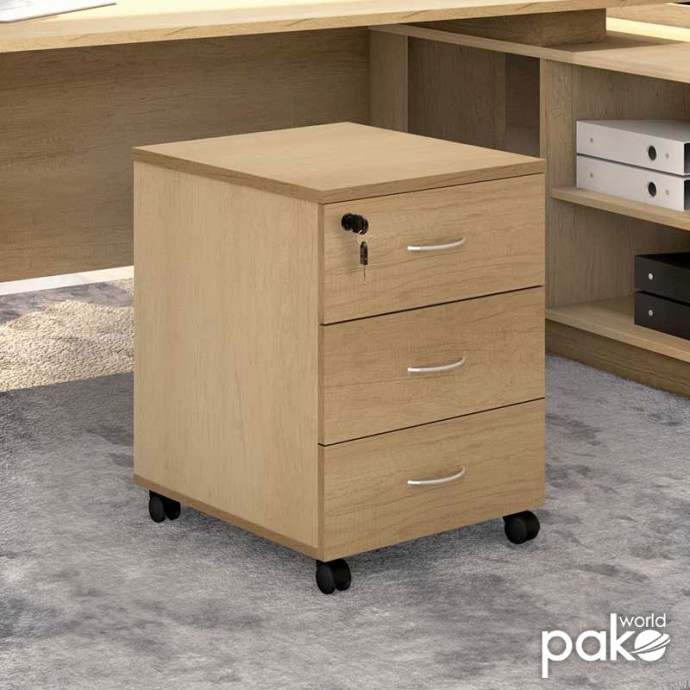 AMAZON ΣΥΡΤΑΡΙΕΡΑ ΓΡΑΦΕΙΟΥ 39X47X52,5cm ΕΠΑΓΓΕΛΜΑΤΙΚΗ ΤΡΟΧΗΛΑΤΗ ΧΡΩΜΑ SONOMA