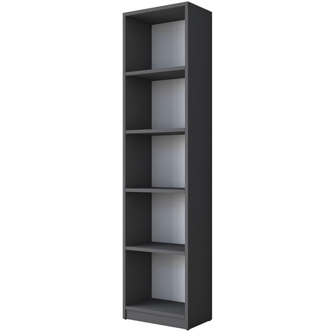 GOLDIE ΓΡΑΦΕΙΟ ΜΕ ΒΙΒΛΙΟΘΗΚΗ ΑΝΘΡΑΚΙ-ΦΥΣΙΚΟ 160X50X161.8ΕΚ