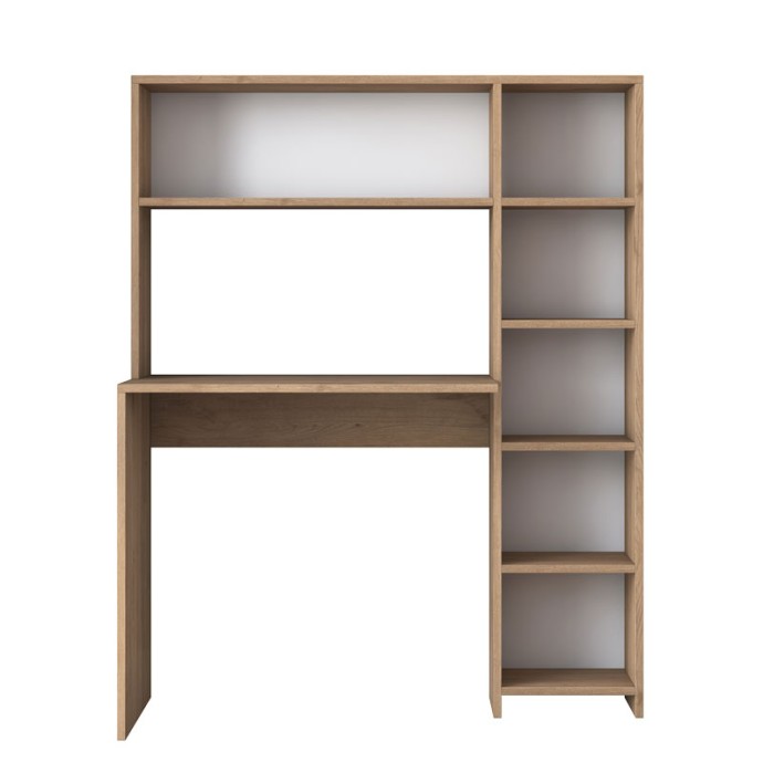 JANSON ΓΡΑΦΕΙΟ ΜΕ ΒΙΒΛΙΟΘΗΚΗ SONOMA 113X40X142cm