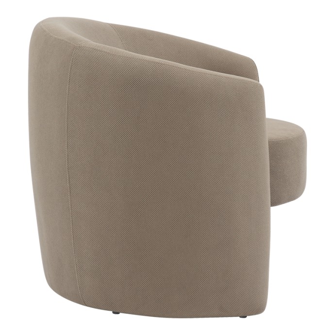 BARKEN ΠΟΛΥΘΡΟΝΑ 77X74.5X73cm ΥΦΑΣΜΑ ΣΕ ΓΚΡΙ-ΜΠΕΖ ΑΠΟΧΡΩΣΗ