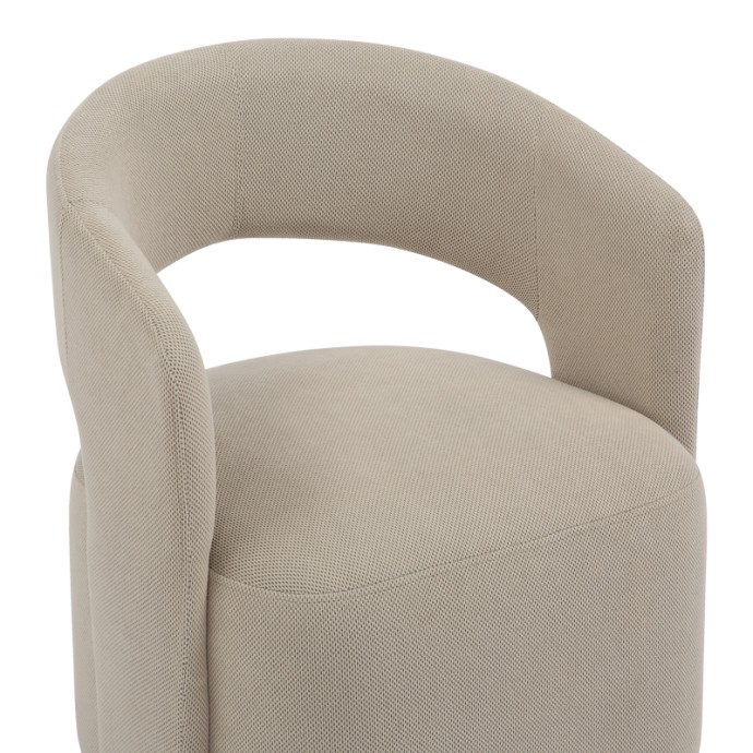 LEMOUTON ΠΟΛΥΘΡΟΝΑ 69.5X66X80cm ΥΦΑΣΜΑ ΣΕ ΜΠΕΖ ΑΠΟΧΡΩΣΗ