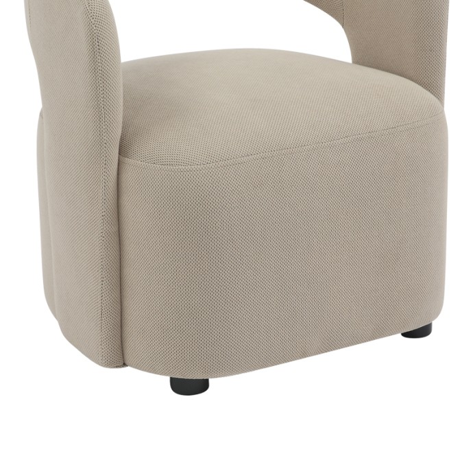 LEMOUTON ΠΟΛΥΘΡΟΝΑ 69.5X66X80cm ΥΦΑΣΜΑ ΣΕ ΜΠΕΖ ΑΠΟΧΡΩΣΗ