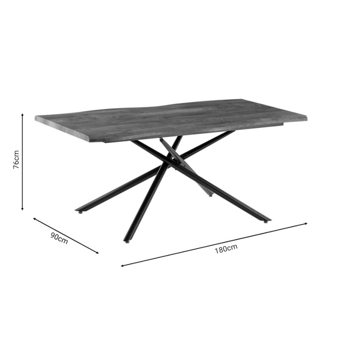 DITTA-JONAL ΤΡΑΠΕΖΑΡΙΑ ΜΟΚΑ- ΚΑΡΥΔΙ 180X90X76cm