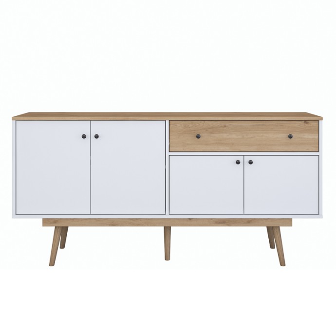 SATAVA ΜΠΟΥΦΕΣ PP 180X45X87.6ΕΚ ΛΕΥΚΟ-ΚΑΡΥΔΙ 
