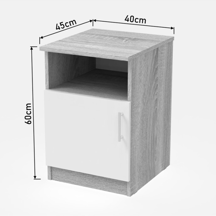GALDI ΚΟΜΟΔΙΝΟ 40X45X60ΕΚ SONOMA 