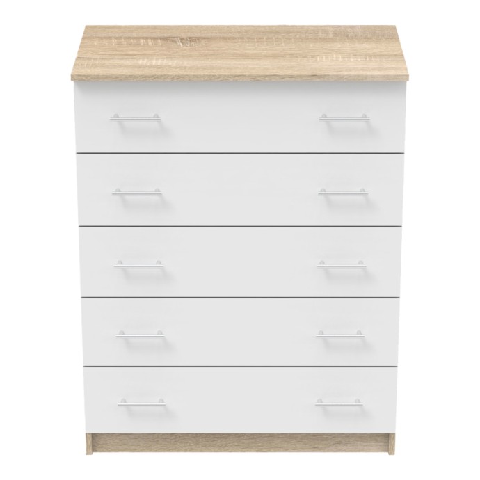 KOFRE ΣΥΡΤΑΡΙΕΡΑ 80X45X104ΕΚ SONOMA-ΛΕΥΚΟ