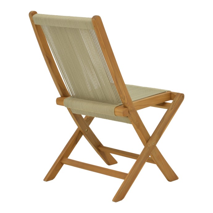 BANOU ΚΑΡΕΚΛΑ 51.5X58X88ΕΚ TEAK ΞΥΛΟ ΚΑΙ ΣΧΟΙΝΙ ΣΕ ΦΥΣΙΚΗ ΑΠΟΧΡΩΣΗ 