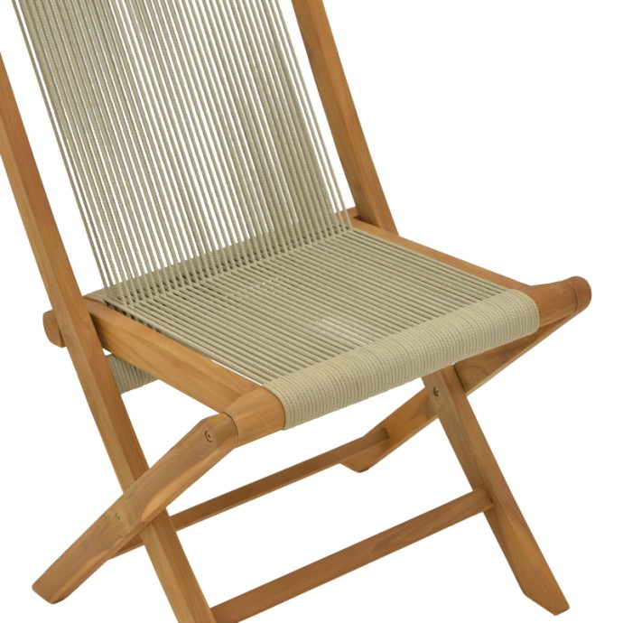 BANOU ΚΑΡΕΚΛΑ 51.5X58X88ΕΚ TEAK ΞΥΛΟ ΚΑΙ ΣΧΟΙΝΙ ΣΕ ΦΥΣΙΚΗ ΑΠΟΧΡΩΣΗ 