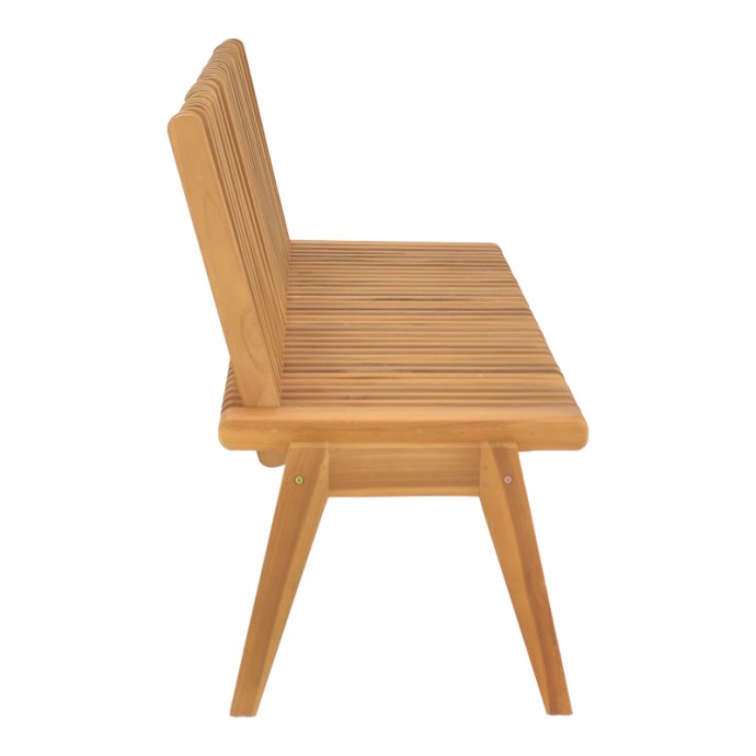 JEY ΠΑΓΚΑΚΙ 150X45X40ΕΚ TEAK ΞΥΛΟ ΣΕ ΦΥΣΙΚΗ ΑΠΟΧΡΩΣΗ 