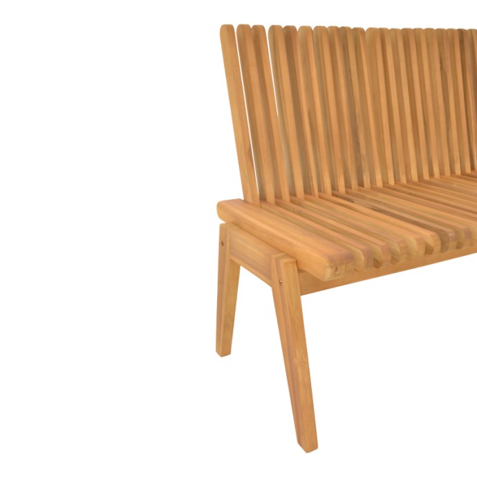 JEY ΠΑΓΚΑΚΙ 150X45X40ΕΚ TEAK ΞΥΛΟ ΣΕ ΦΥΣΙΚΗ ΑΠΟΧΡΩΣΗ 