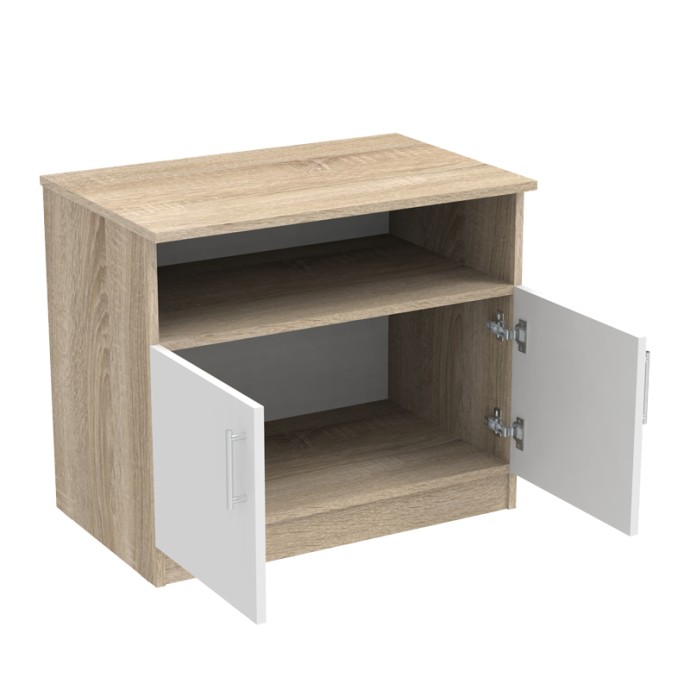 GALDOW ΝΤΟΥΛΑΠΙ 80X45X60ΕΚ SONOMA-ΛΕΥΚO 