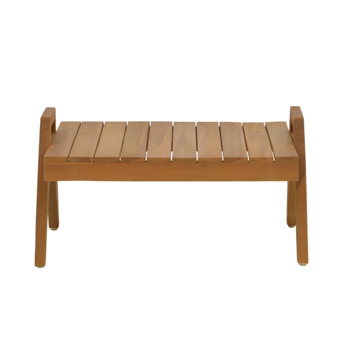 KALLY ΤΡΑΠΕΖΙ 60X50X34ΕΚ TEAK ΞΥΛΟ ΣΕ ΦΥΣΙΚΗ ΑΠΟΧΡΩΣΗ 