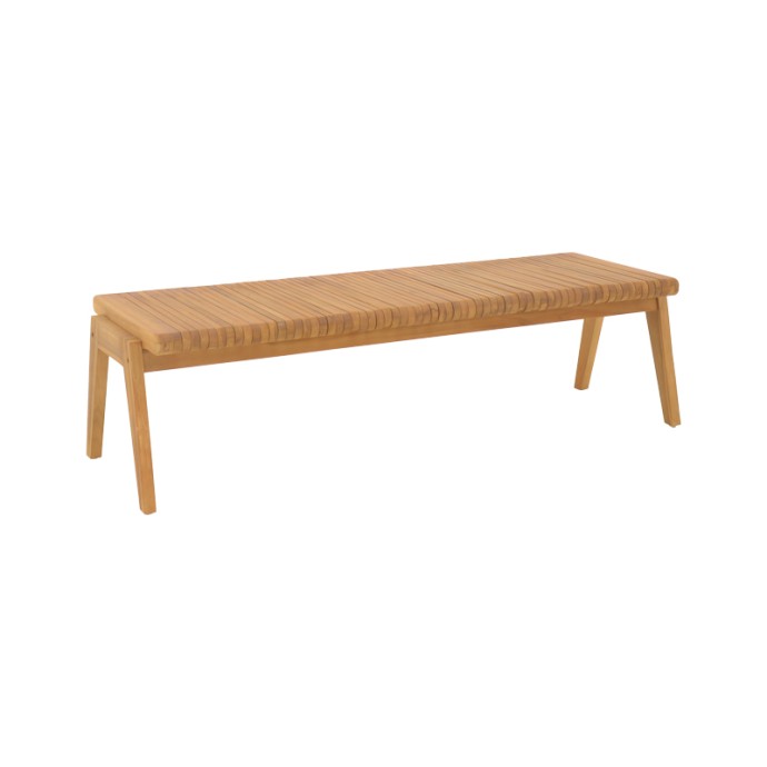 JEY ΠΑΓΚΑΚΙ  120X45X40ΕΚ TEAK ΞΥΛΟ ΣΕ ΦΥΣΙΚΗ ΑΠΟΧΡΩΣΗ 