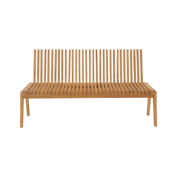 JEY ΠΑΓΚΑΚΙ  120X45X40ΕΚ TEAK ΞΥΛΟ ΣΕ ΦΥΣΙΚΗ ΑΠΟΧΡΩΣΗ 