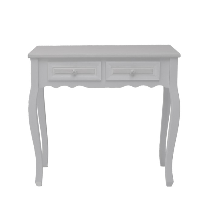 JOLIENE ΚΟΝΣΟΛΑ INART 80X40X75ΕΚ MDF ΣΕ ΛΕΥΚΗ ΑΝΤΙΚΕ-ΦΥΣΙΚΗ ΑΠΟΧΡΩΣΗ 