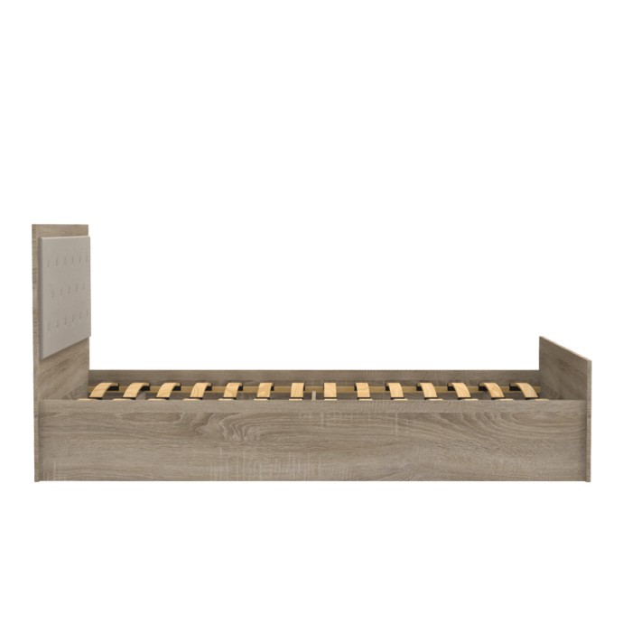 ΔΙΠΛΟ ΚΡΕΒΑΤΙ VITA PLUS (ΓΙΑ ΣΤΡΩΜΑ 160X200ΕΚ) SONOMA 