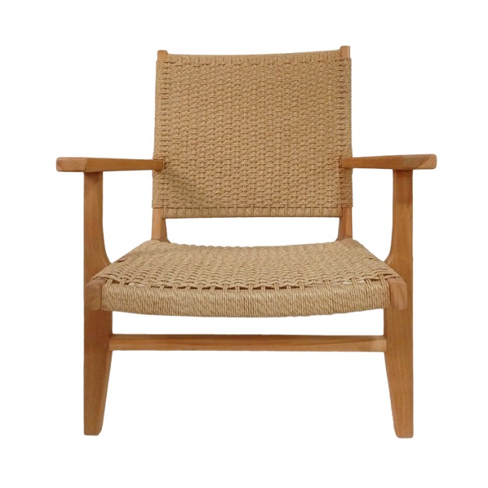 CROSY ΠΟΛΥΘΡΟΝΑ 71X81X75ΕΚ TEAK ΞΥΛΟ ΣΕ ΦΥΣΙΚΗ ΑΠΟΧΡΩΣΗ 