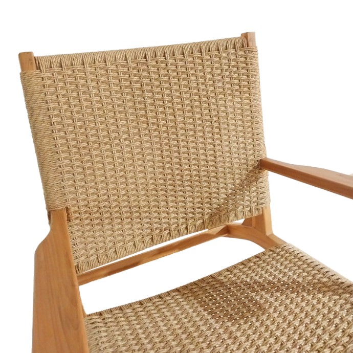 CROSY ΠΟΛΥΘΡΟΝΑ 71X81X75ΕΚ TEAK ΞΥΛΟ ΣΕ ΦΥΣΙΚΗ ΑΠΟΧΡΩΣΗ 