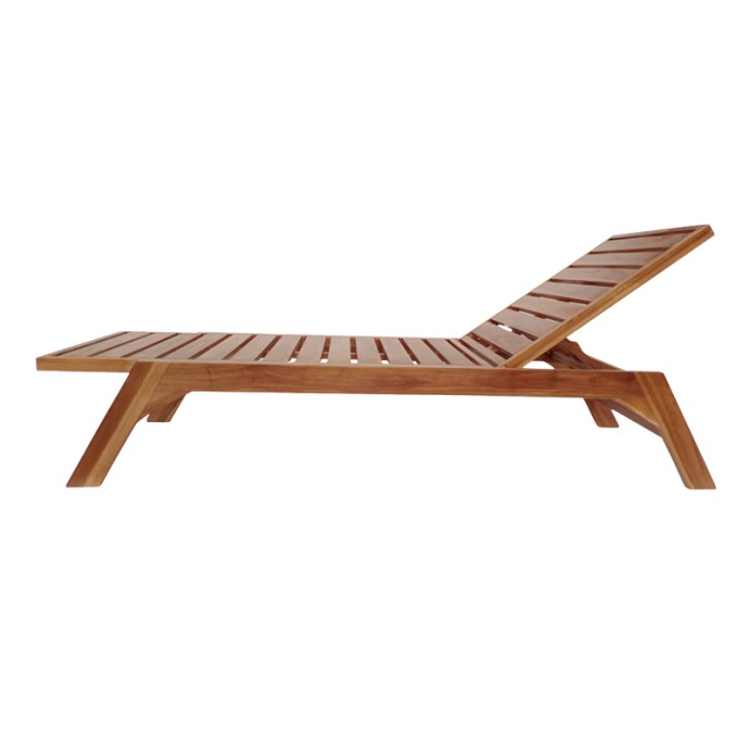 ΞΑΠΛΩΣΤΡΑ MELOP 200X70X35ΕΚ TEAK ΞΥΛΟ ΣΕ ΦΥΣΙΚΗ ΑΠΟΧΡΩΣΗ 