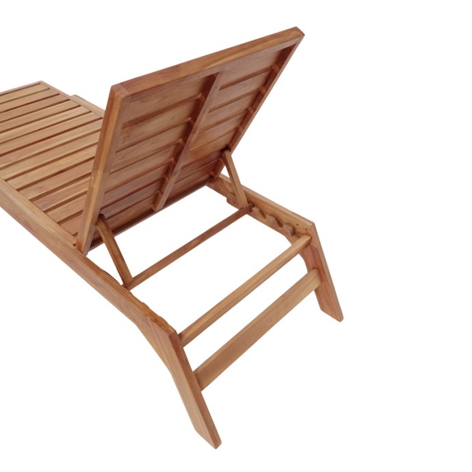 ΞΑΠΛΩΣΤΡΑ MELOP 200X70X35ΕΚ TEAK ΞΥΛΟ ΣΕ ΦΥΣΙΚΗ ΑΠΟΧΡΩΣΗ 