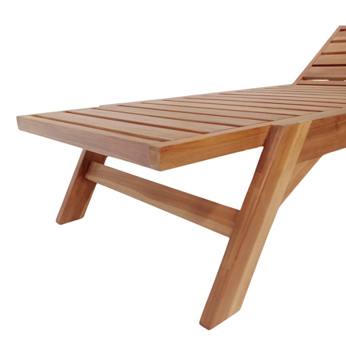 ΞΑΠΛΩΣΤΡΑ MELOP 200X70X35ΕΚ TEAK ΞΥΛΟ ΣΕ ΦΥΣΙΚΗ ΑΠΟΧΡΩΣΗ 
