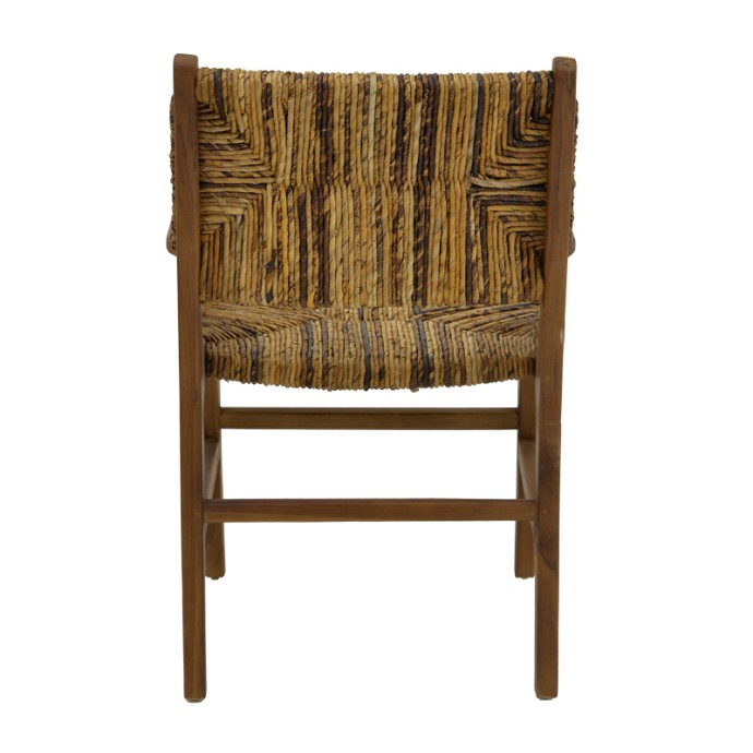 REFANE ΠΟΛΥΘΡΟΝΑ 55X60X85ΕΚ ΦΥΣΙΚΟ TEAK ΞΥΛΟ-BANANA ΣΧΟΙΝΙ 