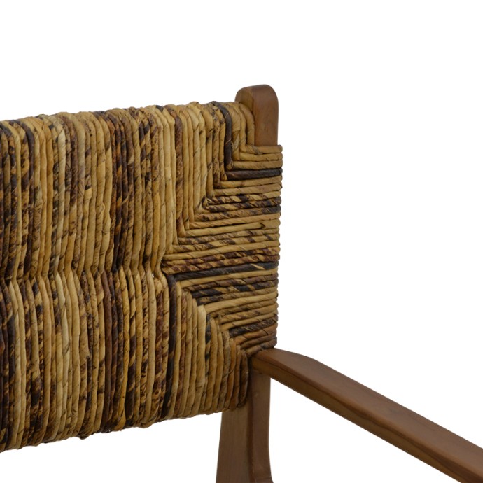 REFANE ΠΟΛΥΘΡΟΝΑ 55X60X85ΕΚ ΦΥΣΙΚΟ TEAK ΞΥΛΟ-BANANA ΣΧΟΙΝΙ 