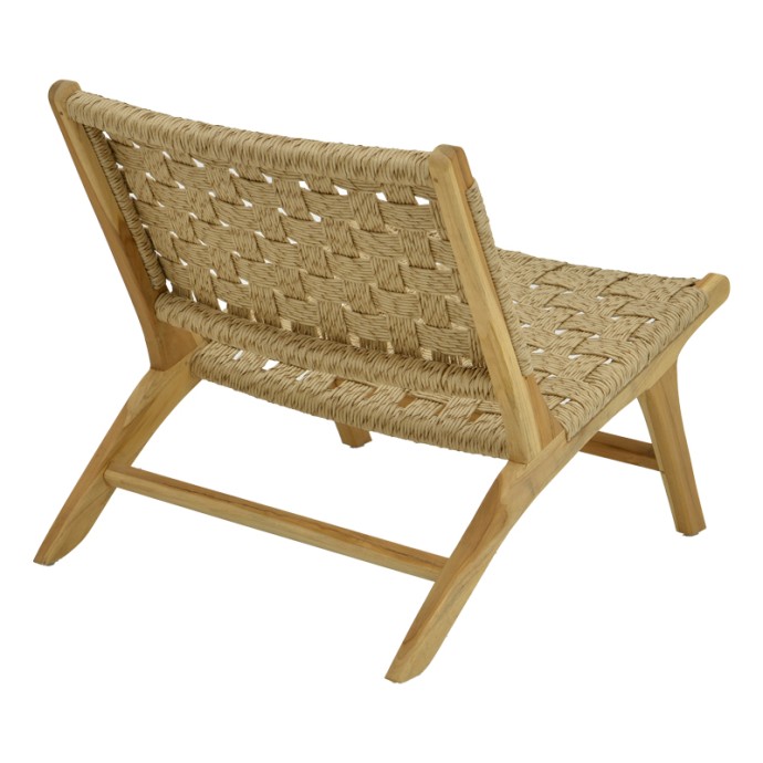 FOLDERE ΚΑΡΕΚΛΑ 65X78X68ΕΚ ΦΥΣΙΚΟ TEAK ΞΥΛΟ-ΣΧΟΙΝΙ 