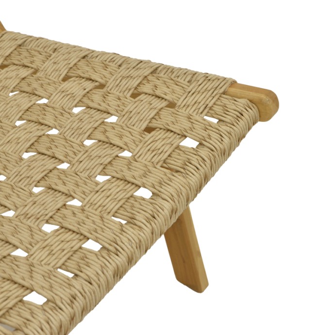 FOLDERE ΚΑΡΕΚΛΑ 65X78X68ΕΚ ΦΥΣΙΚΟ TEAK ΞΥΛΟ-ΣΧΟΙΝΙ 