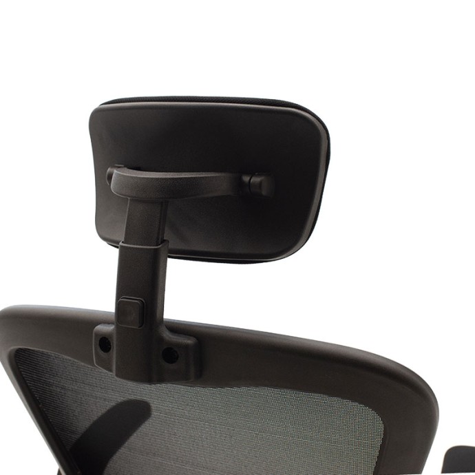 ERGOLINE ΚΑΡΕΚΛΑ ΓΡΑΦΕΙΟΥ ΔΙΕΥΘΥΝΤΗ 61.5x65xY116/125εκ ΥΦΑΣΜΑ MESH ΜΑΥΡΟ