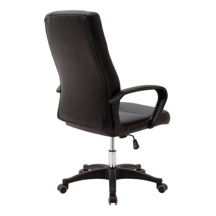 ROBY ΚΑΡΕΚΛΑ ΓΡΑΦΕΙΟΥ ΔΙΕΥΘΥΝΤΗ 62x69xY 102/110 εκ. PU ΜΑΥΡΟ